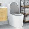 vidaXL Quick Release Toilet suitable for Seat Gray 44 x 36.4 x 3.4 cm