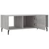 vidaXL Coffee Table Grey Sonoma 40.2x19.7x15.7" Engineered Wood