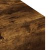 vidaXL Coffee Table Smoked Oak Engineered wood Medium Durable