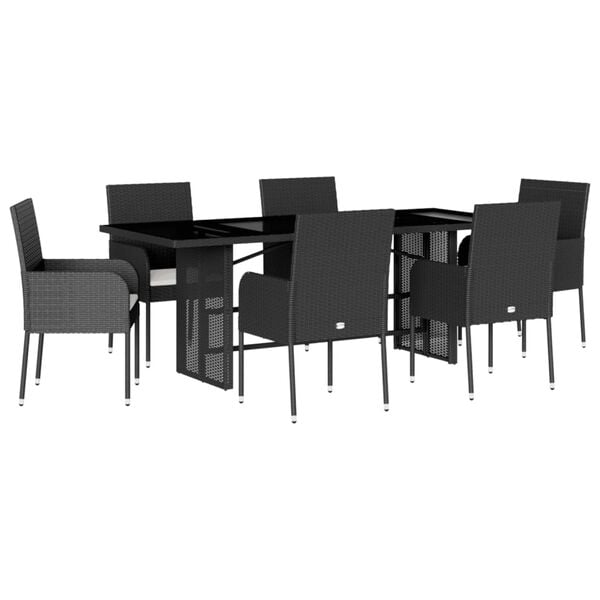 vidaXL Garden Dining Set Grey, Dark Grey