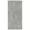 vidaXL Wall Shelf Set of 2 Concrete grey Engineered wood