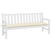 vidaXL Garden Bench Cushion Cream Oxford fabric (100% polyester)