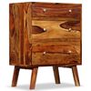 vidaXL Side Cabinet Solid Acacia Wood 23.6"x13.8"x29.9"
