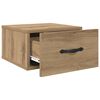 vidaXL Bedside Cabinet with Drawer 2 pcs artisan oak 35 x 35 x 20 cm