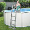 Bestway Swimming Pool Grey Galvanized steel Large Collapsible