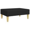 vidaXL Sofa Bed Black 100% polyester, foam, wood, plastic Large