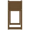 vidaXL Planter Honey Brown Solid Pine Wood Medium Decorative Inlays