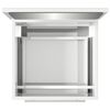 vidaXL Bathroom Cabinet With Mirror High Gloss White