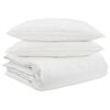 vidaXL Duvet Set with Pillow 3 pcs White Down Feather