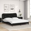 vidaXL Bed Frame Black and White