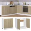 vidaXL Sink Bottom Cabinet Sonoma Oak Engineered Wood Medium
