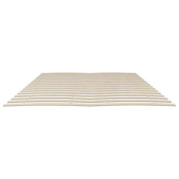 vidaXL Slatted Bed Base Solid poplar wood 35.4 x 78.7 in Foldable