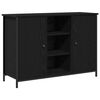 vidaXL Sideboard Black Oak 39.37 x 13.78 x 27.56 in