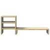 vidaXL Monitor Stand with Desk Organiser Sonoma Oak Engineered Wood