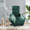 vidaXL Stand Up Recliner Chair Dark Green