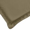 vidaXL Garden Bench Cushion Melange Taupe 100% polyester