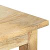 vidaXL Side Table Set of 3 Brown Solid Mango Wood Small to Medium
