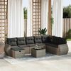 vidaXL Garden Sofa Set Grey