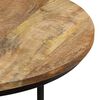 vidaXL Nesting Table Set of 2 Natural Wood