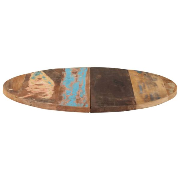vidaXL Table Top Multicolour Solid reclaimed wood 31.5 in Diameter