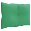 vidaXL Pallet Cushion Green 100% polyester Medium