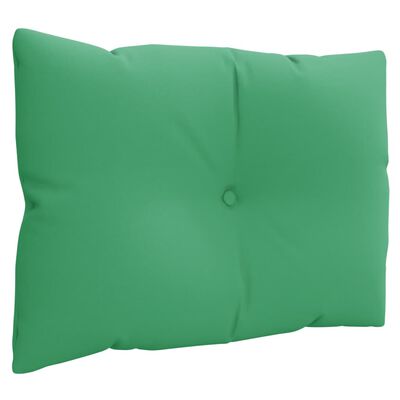 vidaXL Pallet Cushions 3 pcs Green Fabric