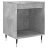 vidaXL Bedside Cabinet Set of 2 Concrete grey Engineered wood Medium