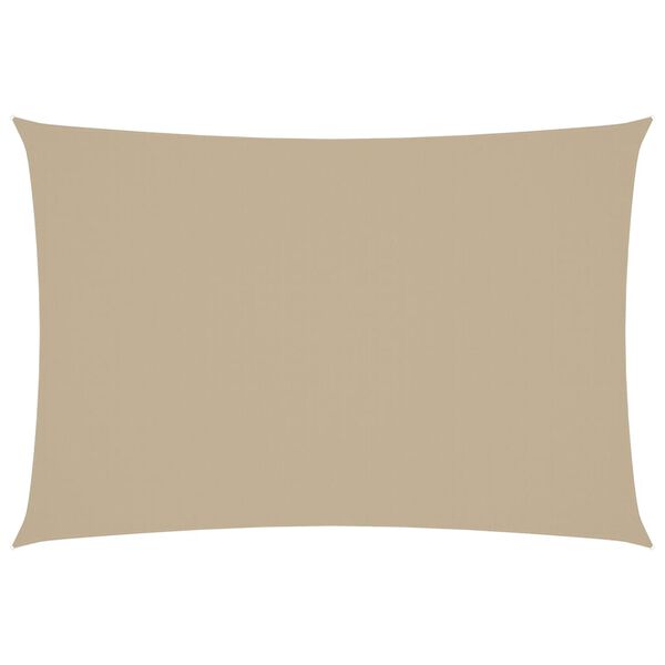 vidaXL Sunshade Sail Oxford Fabric Rectangular 9.8x16.4' Beige
