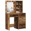 vidaXL Dressing Table 2 pcs Brown 50 x 41 x 135 cm Engineered wood