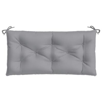 vidaXL Garden Bench Cushions 2pcs Gray 39.4"x19.7"x2.8" Oxford Fabric