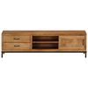 vidaXL TV Stand Mango wood Solid mango wood 55.1 x 11.8 x 15.7 in