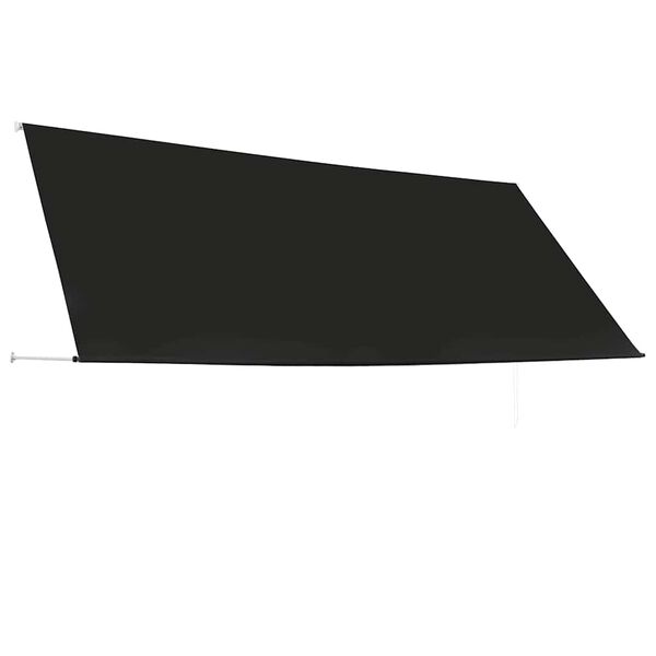 vidaXL Awning Anthracite Steel frame, 100% polyester fabric with PA coating