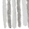vidaXL Fly Curtain Light Grey and White 22.0x78.7" Chenille