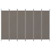 vidaXL 6-Panel Room Divider Anthracite 118.1"x86.6" Fabric