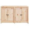 vidaXL Outdoor Kitchen Cabinet Natural Pine Solid Pine Wood Medium