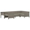 vidaXL Garden Lounge Set Grey, Dark grey