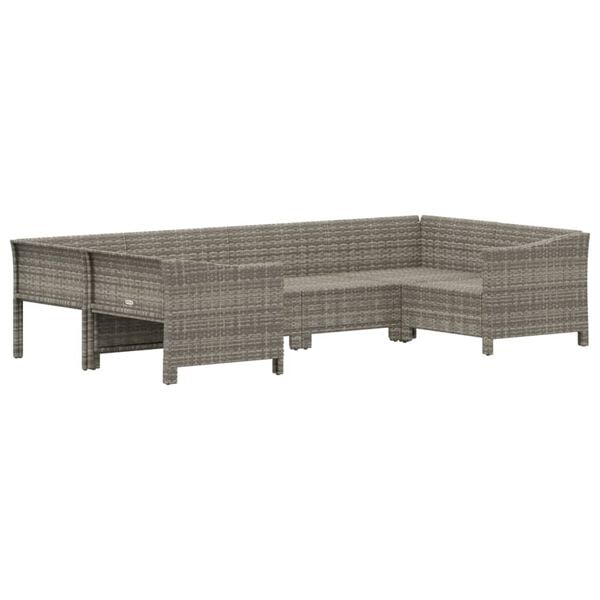 vidaXL Garden Lounge Set Grey, Dark grey