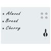 vidaXL Wall Mounted Magnetic Whiteboard Glass 31.5"x23.6"