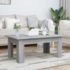 vidaXL Coffee Table Gray Sonoma Engineered wood Medium Coffee Table