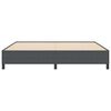 vidaXL Bed Frame Dark gray 78.7“ x 78.7” Corduroy fabric