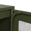 vidaXL Highboard Olive Green Cold-rolled Steel Tall Highboard