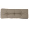 vidaXL Pallet Cushion Taupe 100% polyester 47.2 x 15.7 x 4.7 in