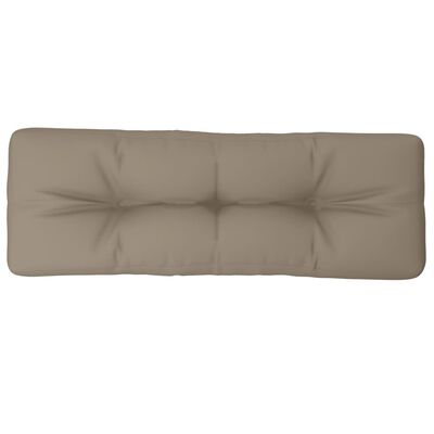 vidaXL Pallet Cushion Taupe 47.2"x15.7"x4.7" Fabric