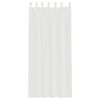 vidaXL Voile Curtains with Loops 2 pcs White 55.1x88.6"