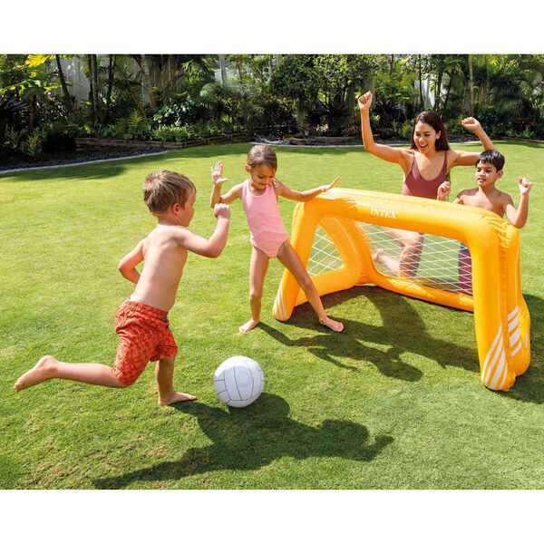 INTEX Fun Goals Game Yellow and White Vinyl Large Games Fun Goals Game