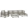vidaXL Patio Lounge Set Gray