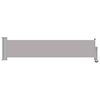 vidaXL Side Awning Grey Polyester with PU coating 23.6 x 118.1 in