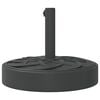 vidaXL Parasol Base Black PE (Polyethylene) and Concrete Standard