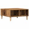 vidaXL Coffee Table Old Wood Engineered wood Small Coffee Table Square