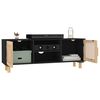 vidaXL TV Cabinet Black Engineered wood 41.3 in x 11.8 in x 15.7 in